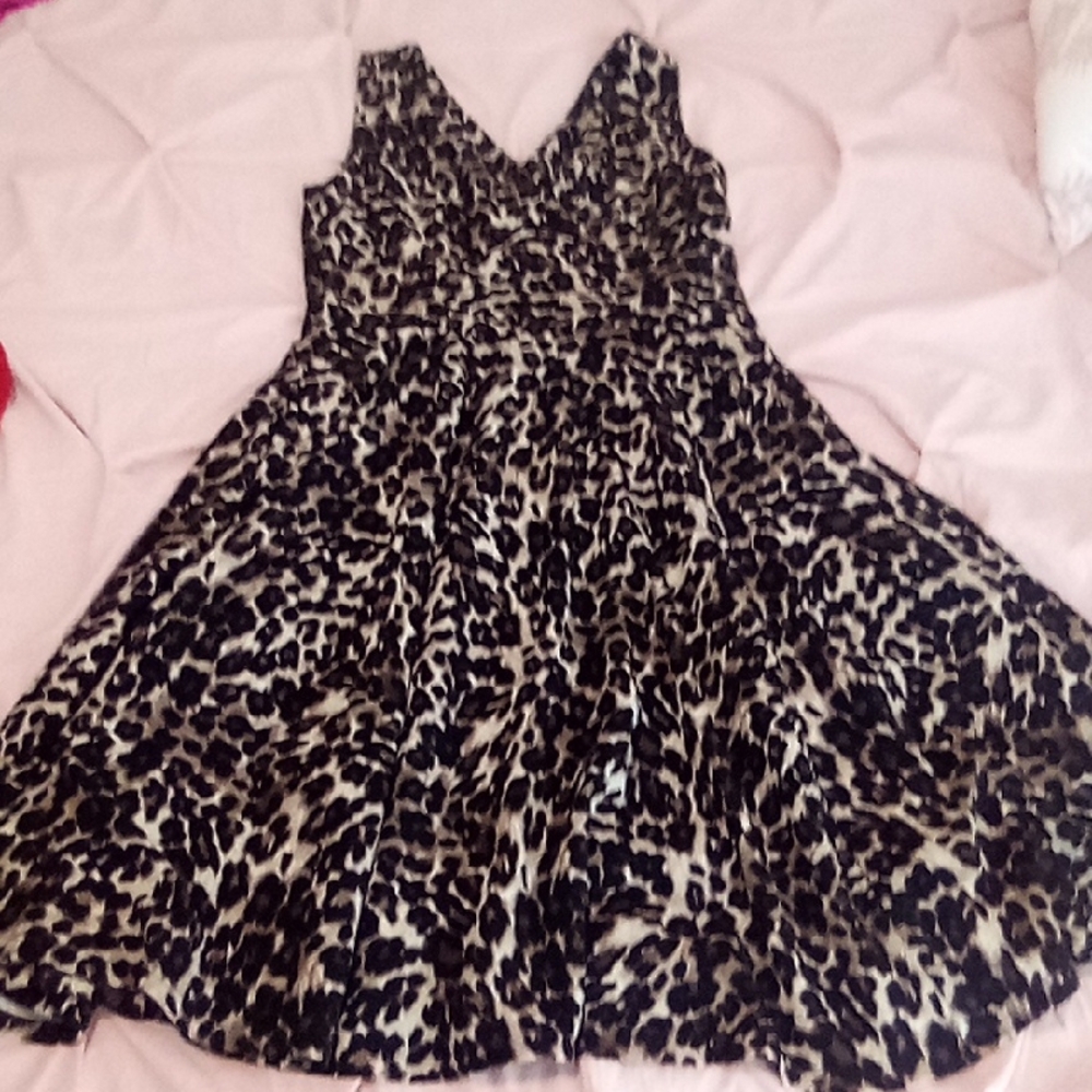 Stylish Leopard Print Kids Dress
